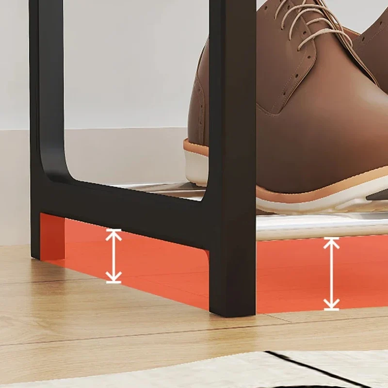 Étagère à chaussures légère 4 niveaux