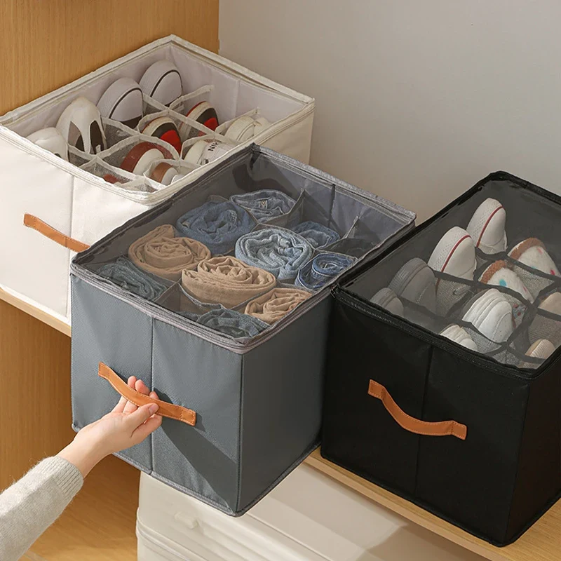 Boîte à chaussures sous lit pour 12 paires