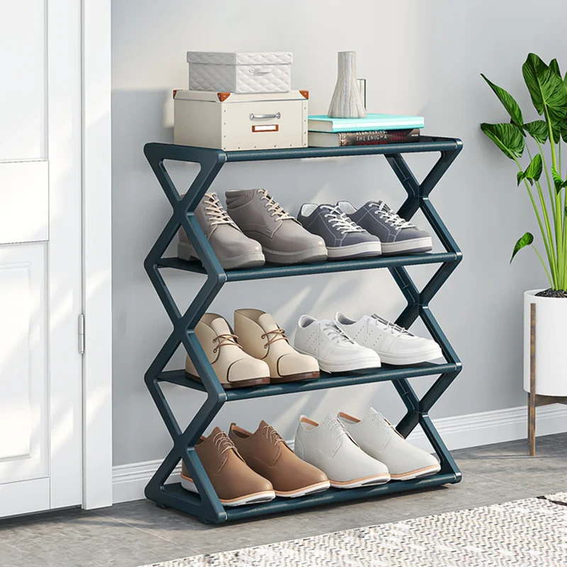 Étagère à chaussures pliante 4 niveaux 9 à 12 paires