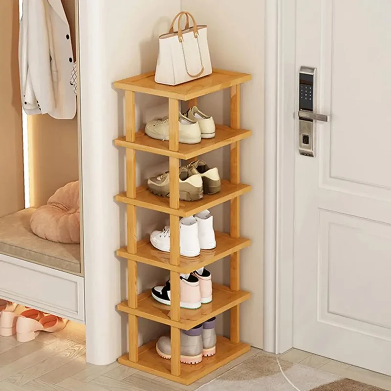 Étagère bambou 6 niveaux 96 x 25 x 23 cm