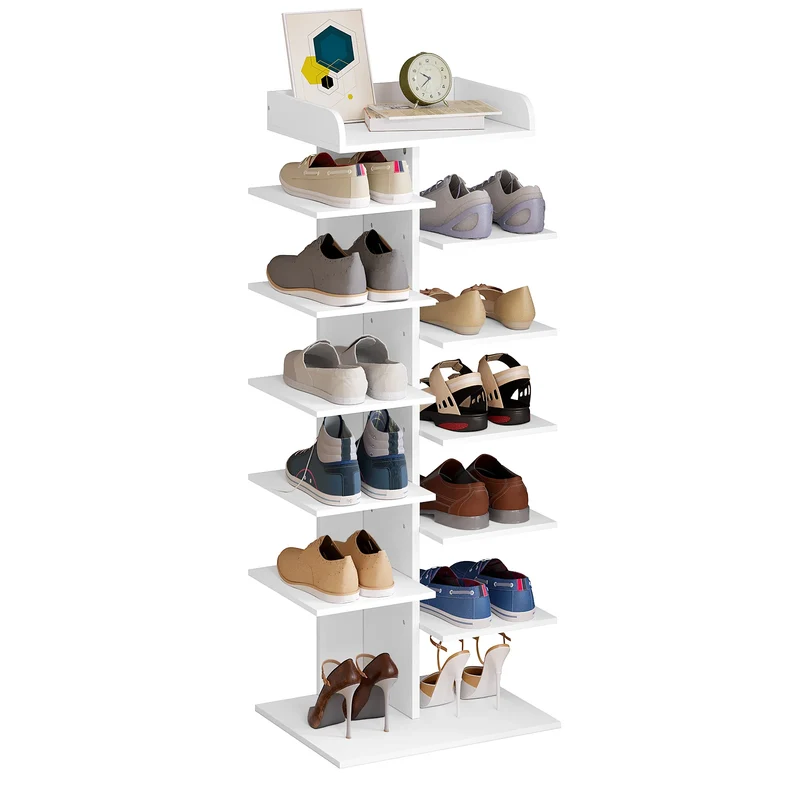 Étagère à chaussures verticale 12 niveaux