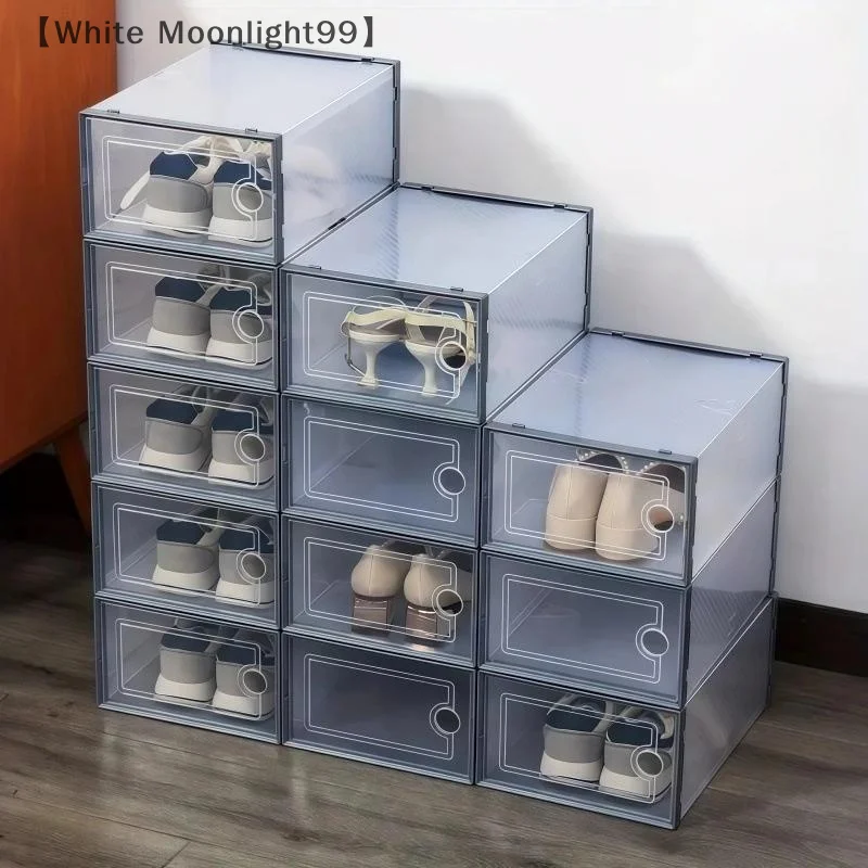 Boîte à chaussures frontale empilable