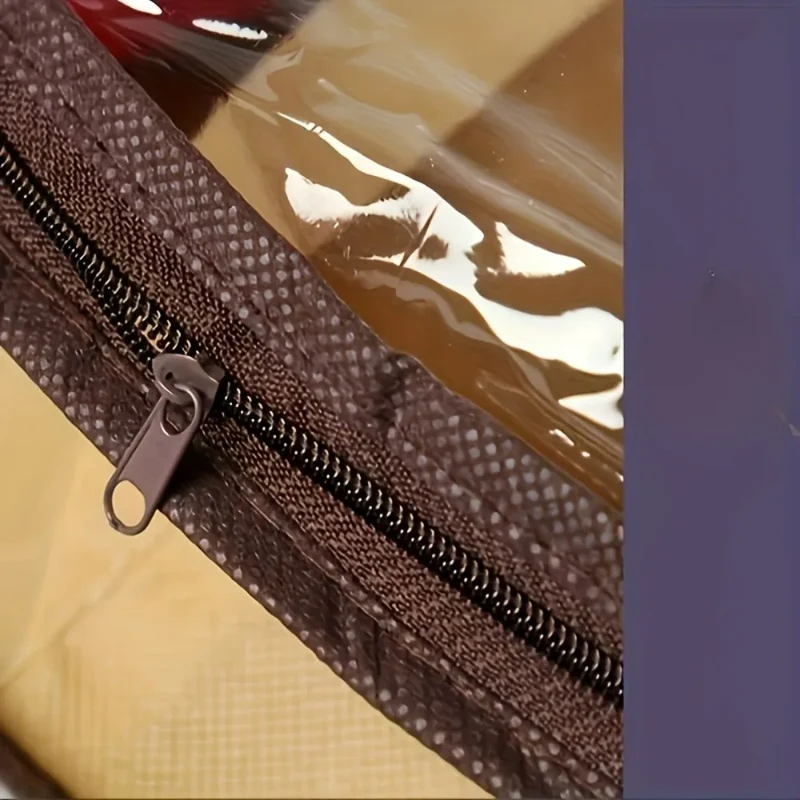 Boîte à chaussures transparente zippée 12 compartiments
