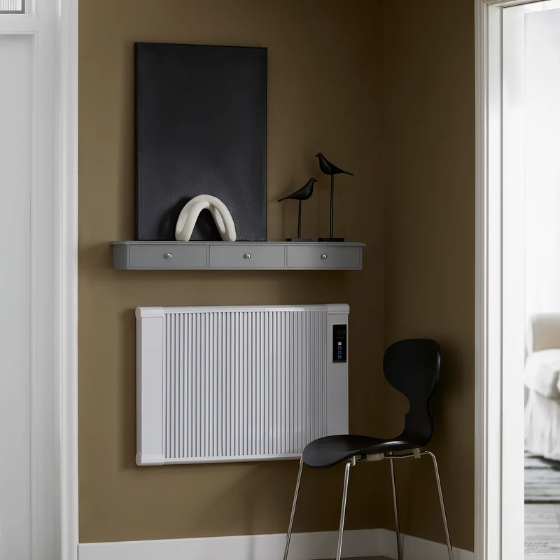 SoBuy FRG43-L-HG Etagere Murale avec 3 Tiroirs - Étagère Flottante Moderne pour Entrée, Salon, Cuisine & Chambre - Gris 94x15x10cm