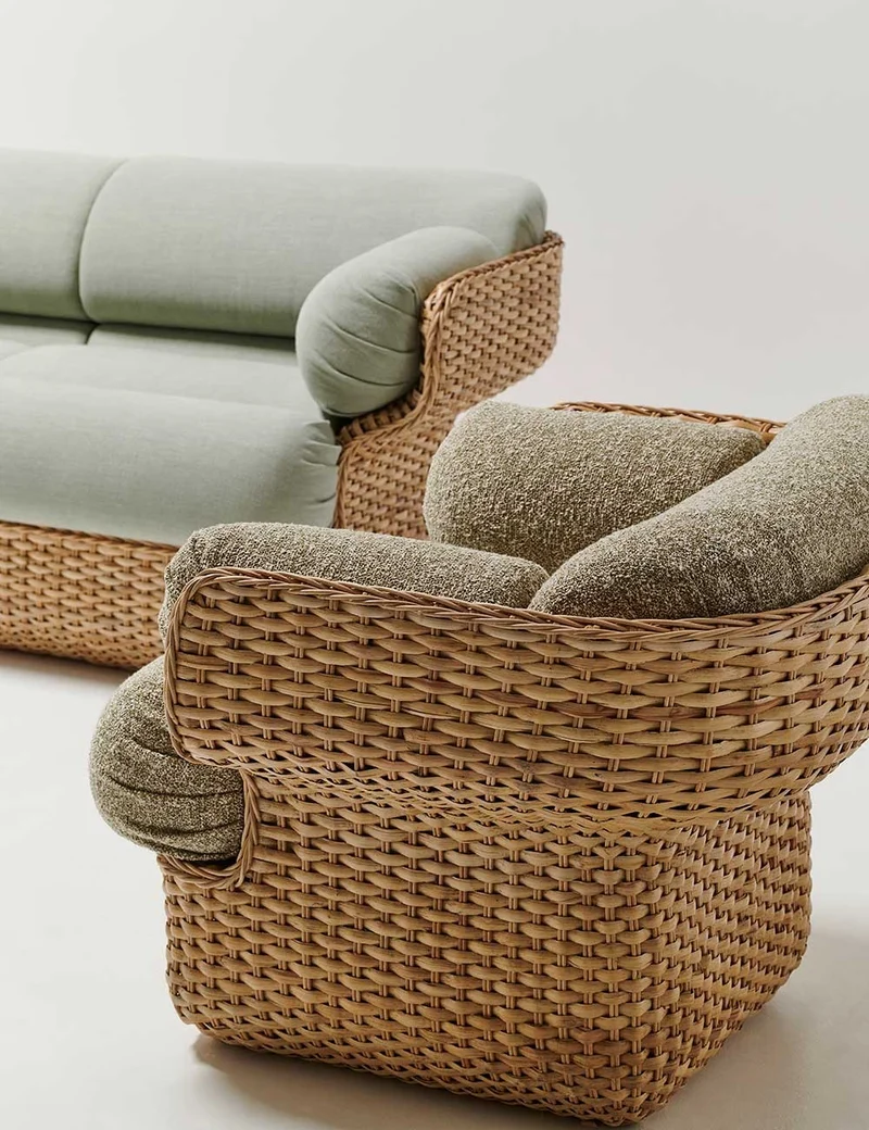 basket lounge chair