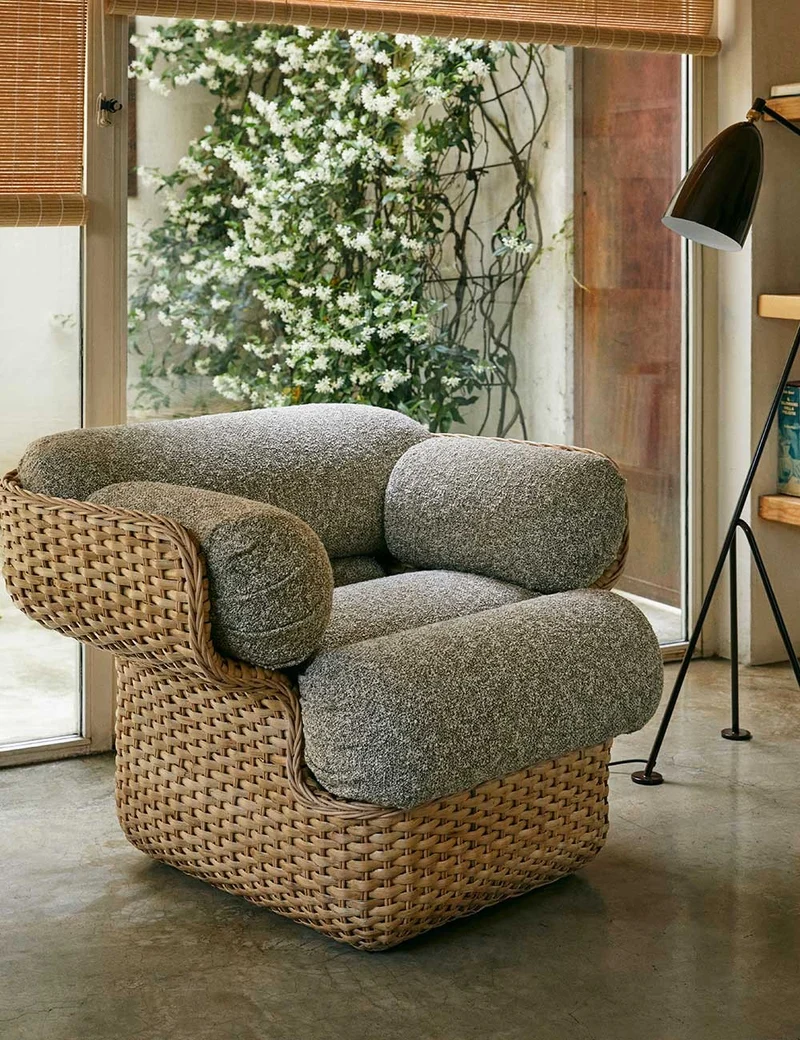 basket lounge chair