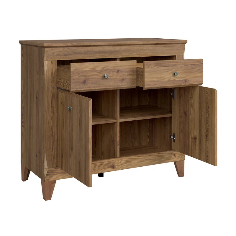 Buffet 2 portes 2 tiroirs Raya Bois