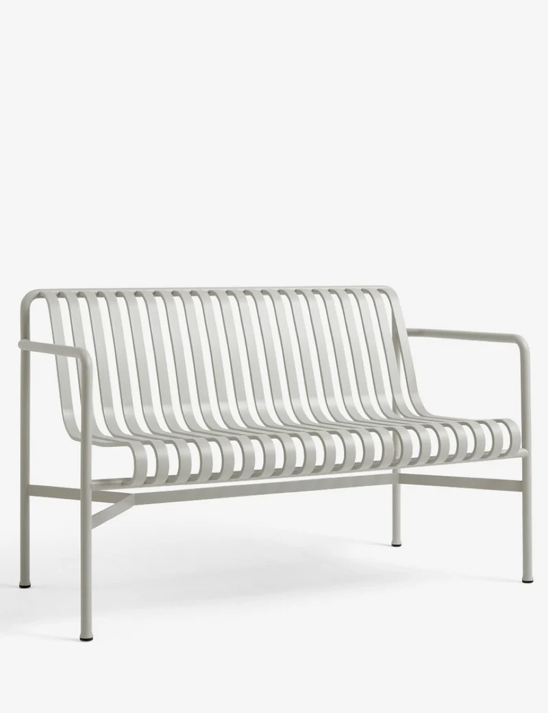 Palissade dining bench armrest