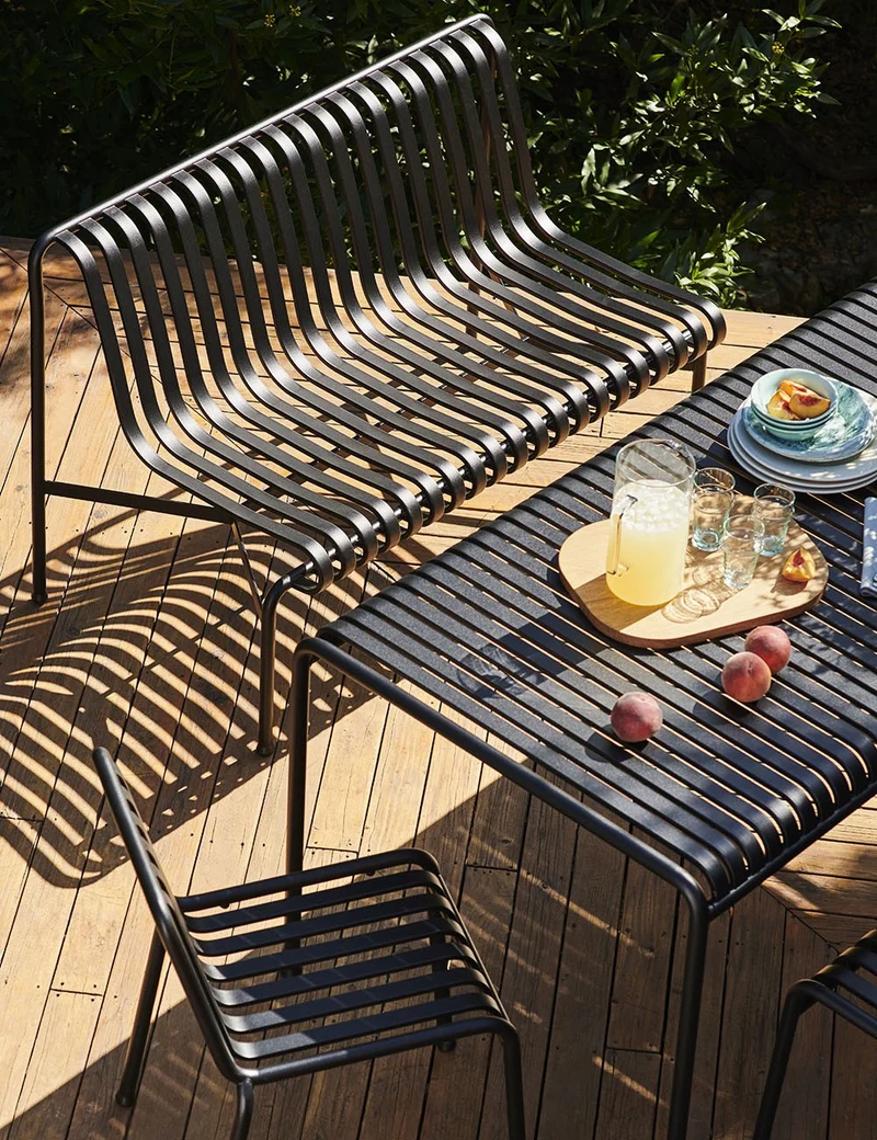 Palissade dining bench