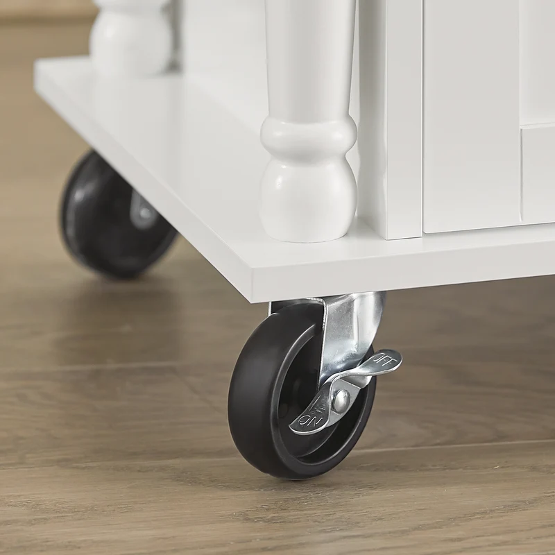 SoBuy FKW116-WN Desserte sur roulettes, Chariot de Cuisine