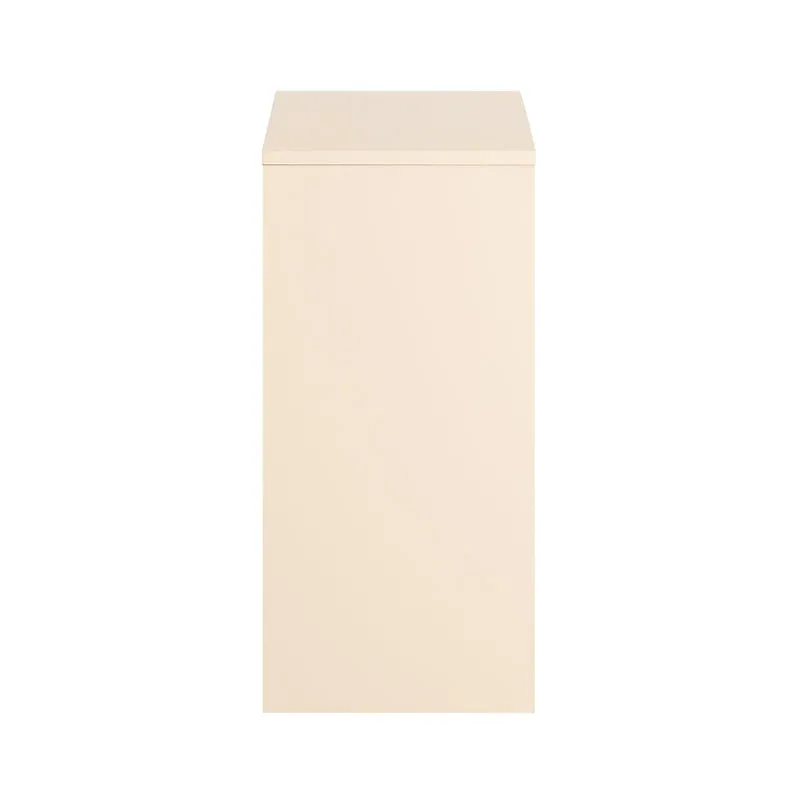 SoBuy BZR79-MI Meuble Bas de Salle de Bain avec Bac à Linge Amovible Armoire à Linge Commode Armoire Toilette avec Panier à Linge