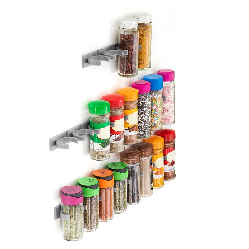 Pack Organizador de Especias Adhesivo y Divisible InnovaGoods (2 unidades)