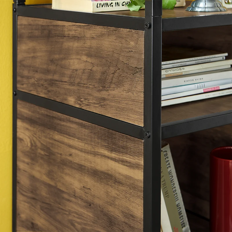 SoBuy STR06-N Étagère à livres avec compartiments ouverts Meuble de Rangement pour Salon Bureau Cuisine