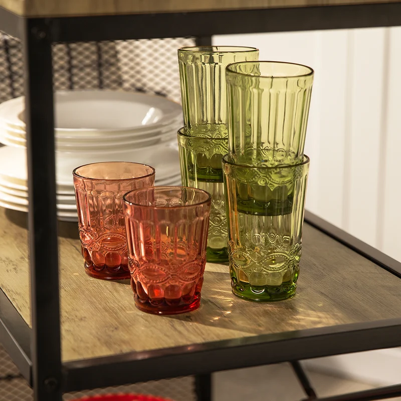 SoBuy SVW05-N Chariot de Bar Desserte de Style Industriel Desserte à 3 Niveaux avec roulettes Étagère de Cuisine