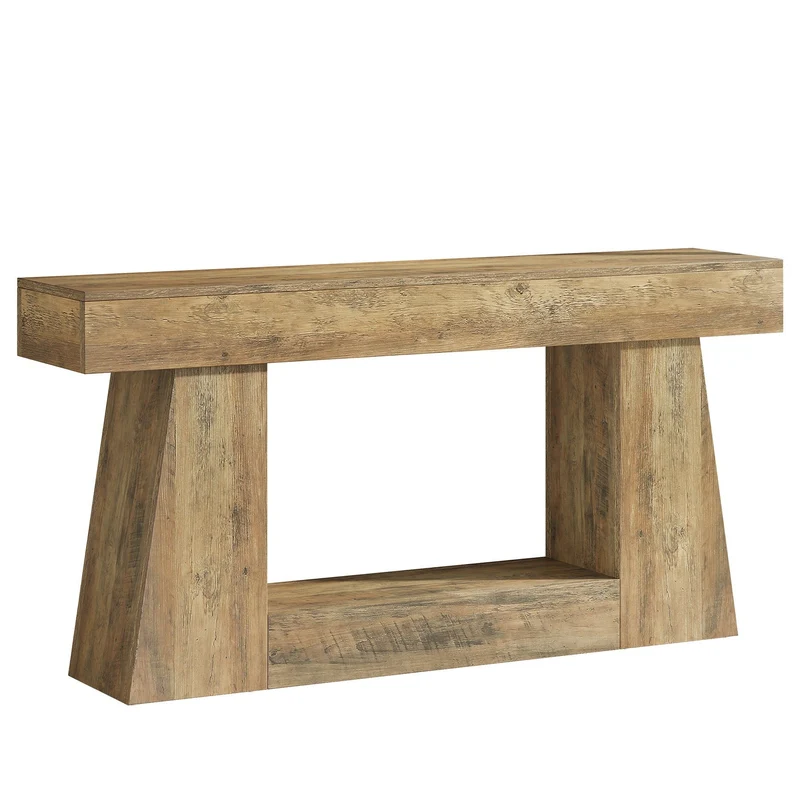 Tribesigns Console de 160 cm, Table d'appoint en bois Table de salon