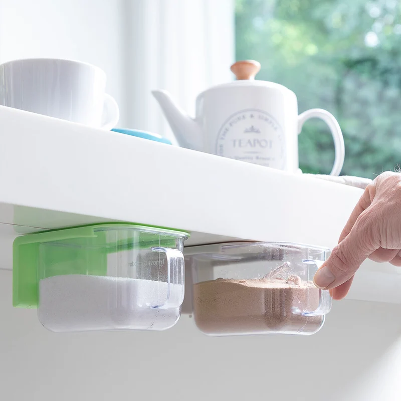 Recipientes de Cocina Adhesivos Extraíbles Handstore InnovaGoods 2 Unidades
