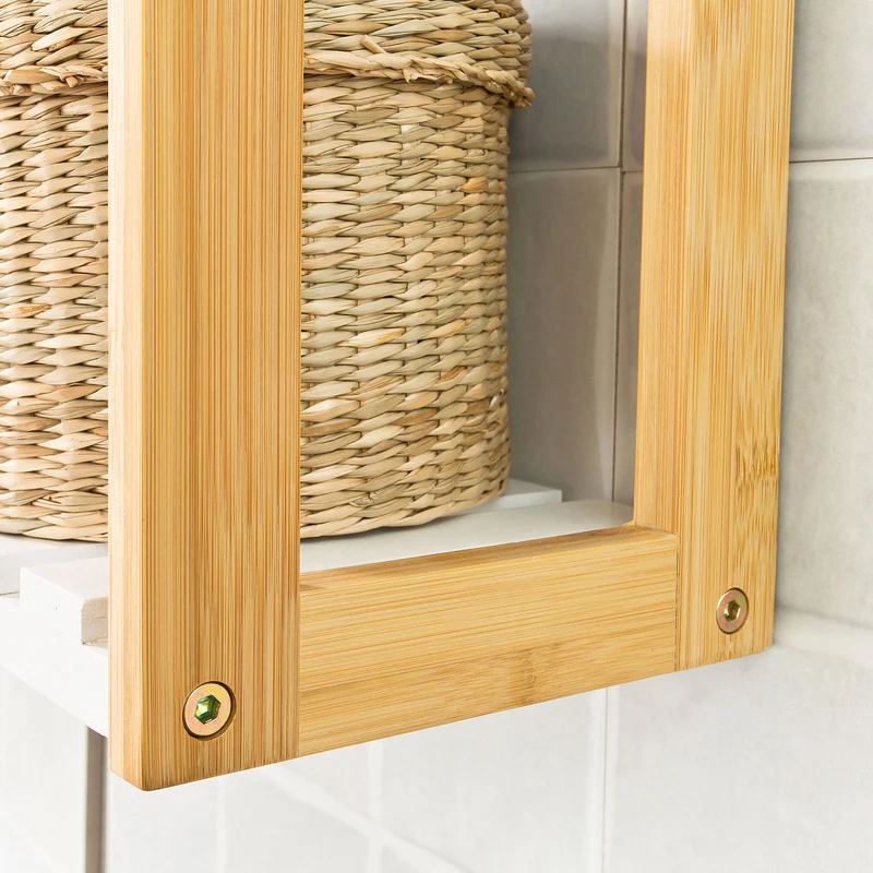 SoBuy FRG27-WN Etagère Murale Salle de Bain Toilettes Cuisine