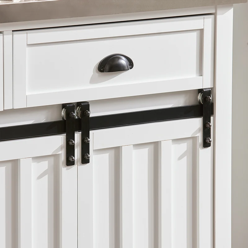 SoBuy FKW94-W Desserte de Cuisine Chariot de Service Meuble de Rangement à roulettes