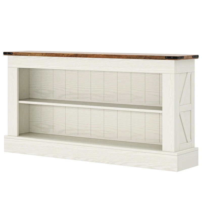 Tribesigns Console de 160 cm, Table d'entrée et table basse avec espace de rangement