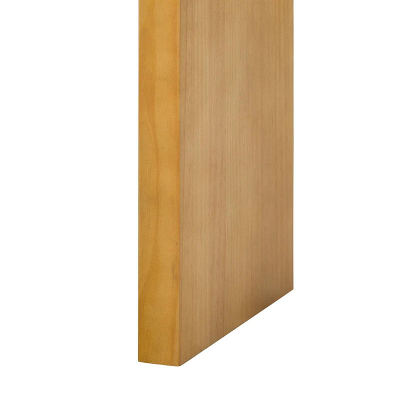 Console effet bois au design courbé et épuré avec 2 tiroirs 120x35,5cm CASCADEINFINIXX