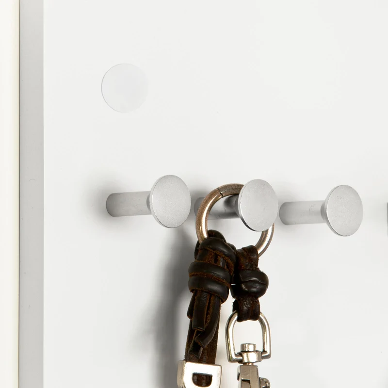 SoBuy FRG54-W Penderie Porte-manteaux mural, étagère avec 1 tablette, 7 crochets