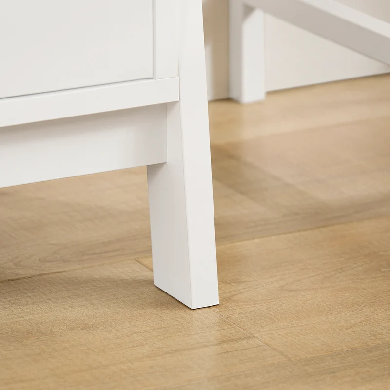 SoBuy FRG116-K-W Bibliothèque Étagère style échelle de 4 niveaux et 1 tiroir