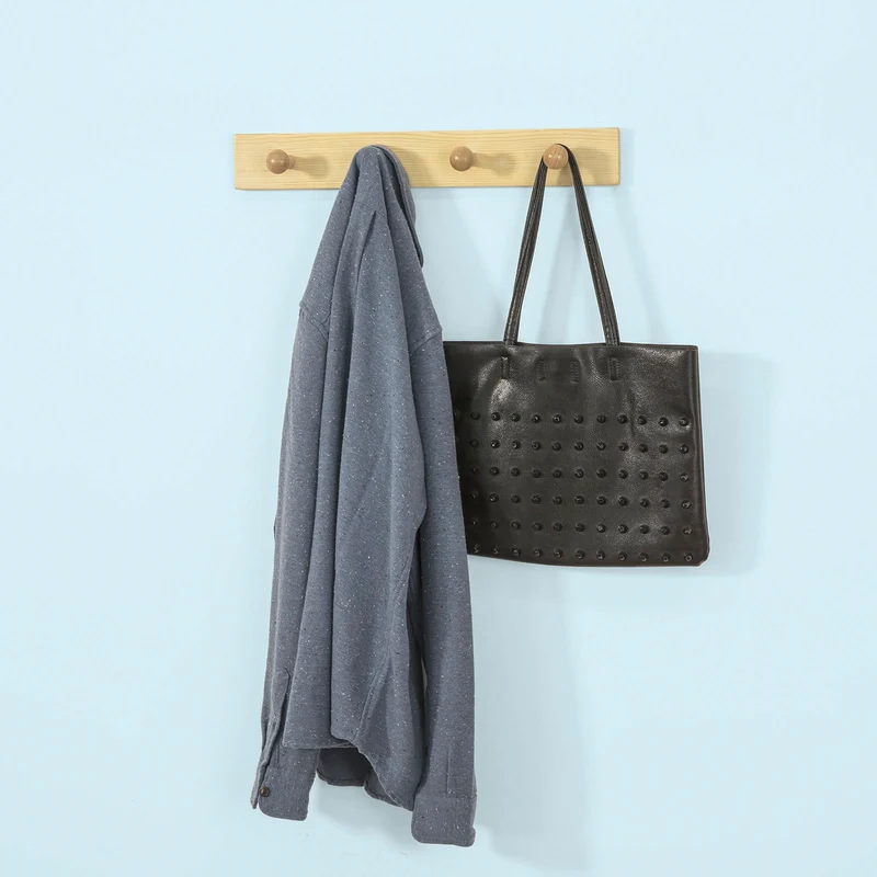 SoBuy FHK10-N Porte-Serviette Porte-Manteau Mural Patère à Crochets pour Lits superposés