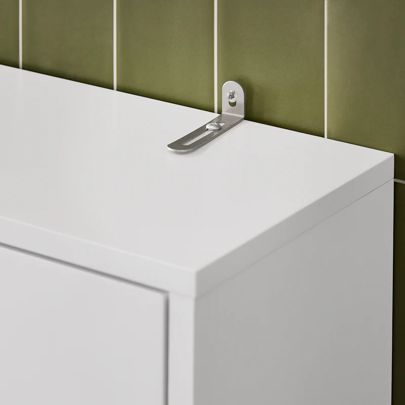 SoBuy BZR165-W Colonne Salle de Bain avec 3 Niveaux, pour Salle de Bain et WC, Rangement Optimisé, Design Fonctionnel, Usage Quotidien – L65×P20×H182 cm, Blanc