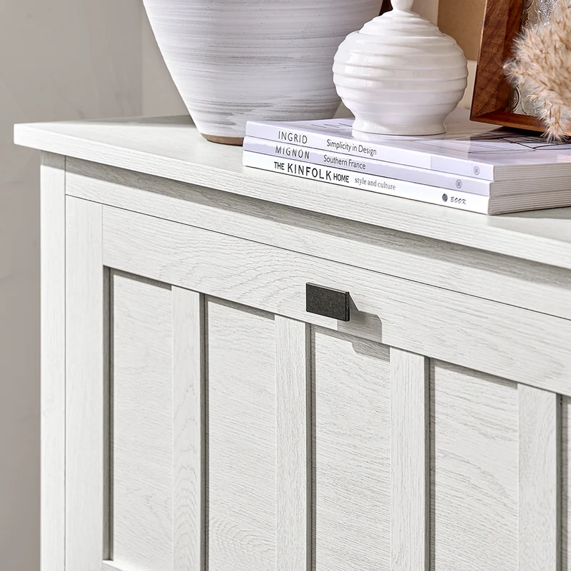 SoBuy FSR162-W Meuble à Chaussures Ultra-Slim Gain de Place – Idéal pour Entrée Étroite – Blanc