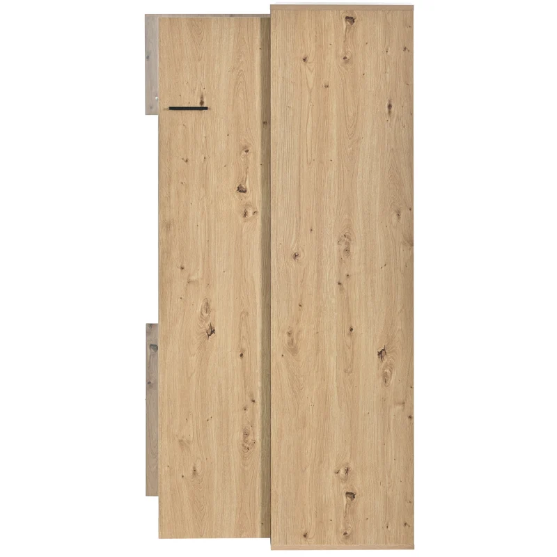 Buffet haut vitrine moderne avec éclairage LED 150Hx78Lx40Tcm TRICOKS