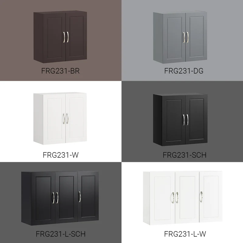 SoBuy FRG231-W Armoire Murale Salle de Bain avec Porte et Étagère Réglable – L60×P30×H60 cm, Charge 25 kg, MDF E1, Blanc
