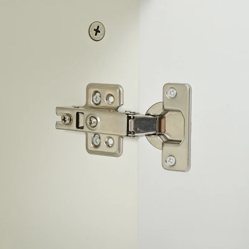 Buffet moderne blanc motif en arc 4 portes AHRE
