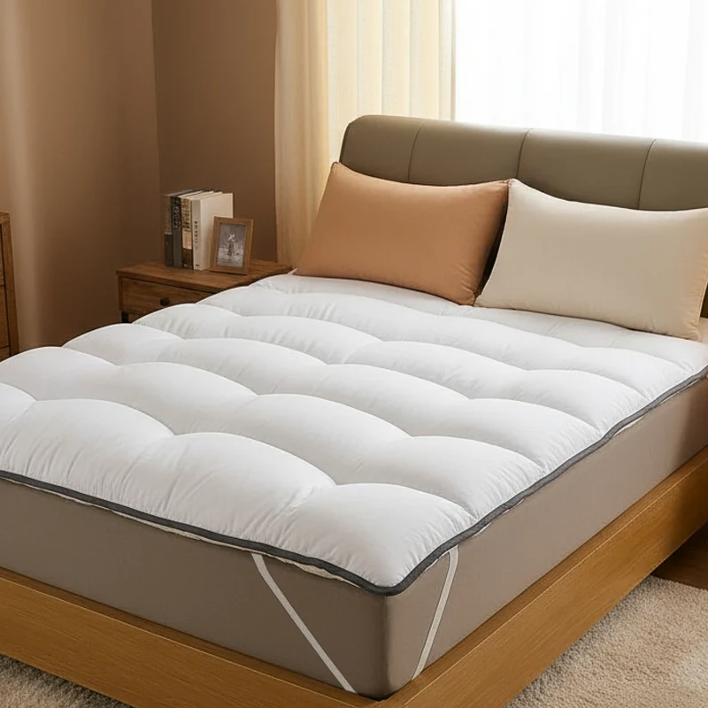 Surmatelas Nuage - Hypoallergénique, Respirant, Anti-Acariens, Idéal Matelas 2 Places