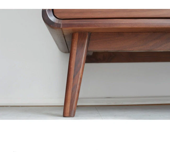 Libris Walnut Bookcase with Drawers & Open Display Shelves