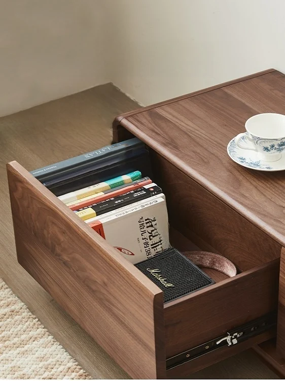 PrimePlank Modern Walnut Low Profile TV Console Cabinet