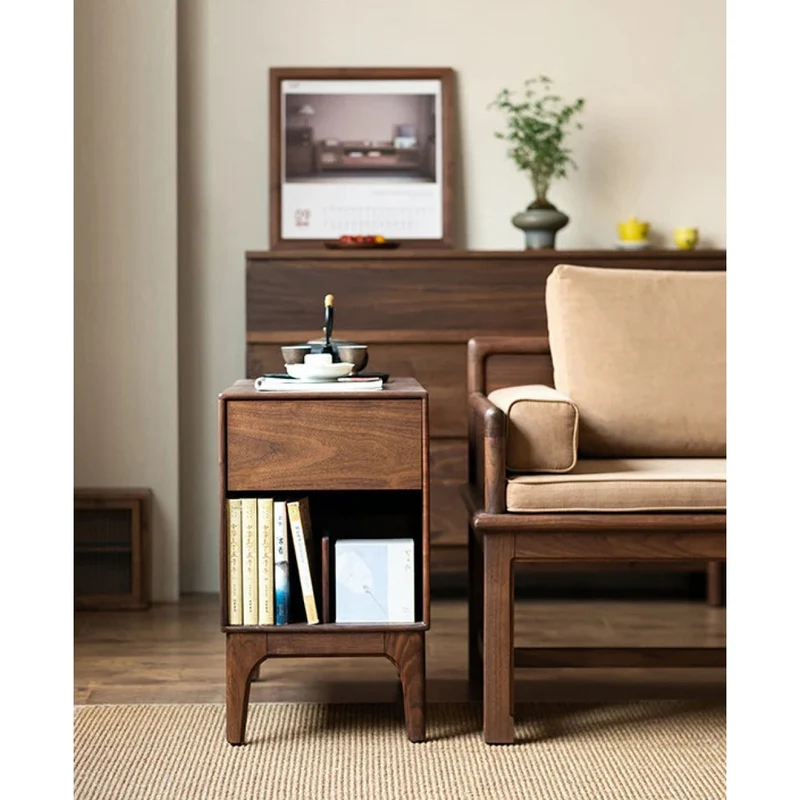 Charming Cottage black walnut Wood End Table