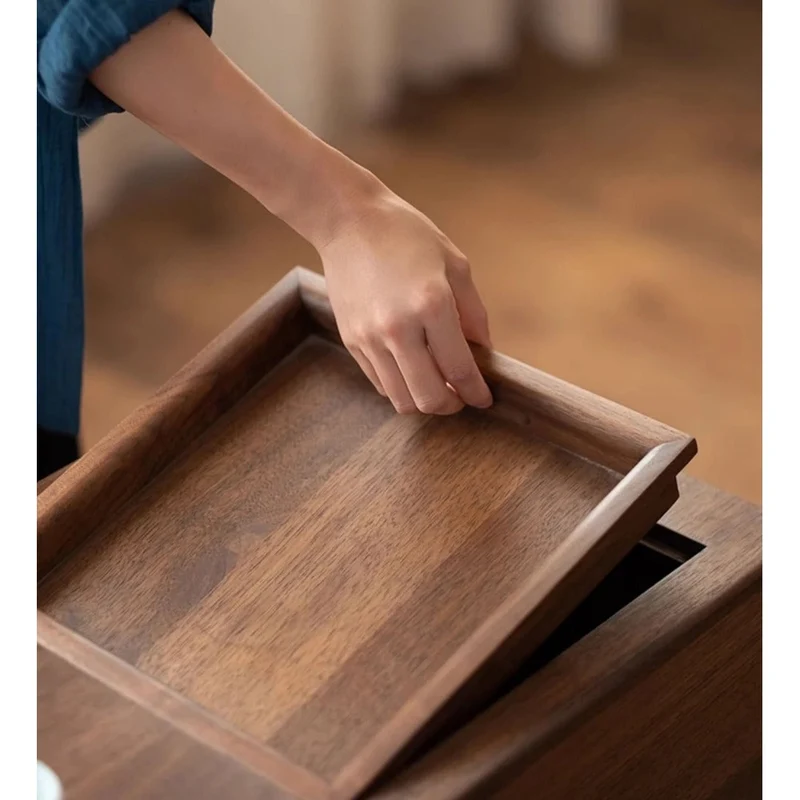 Charming Cottage black walnut Wood End Table