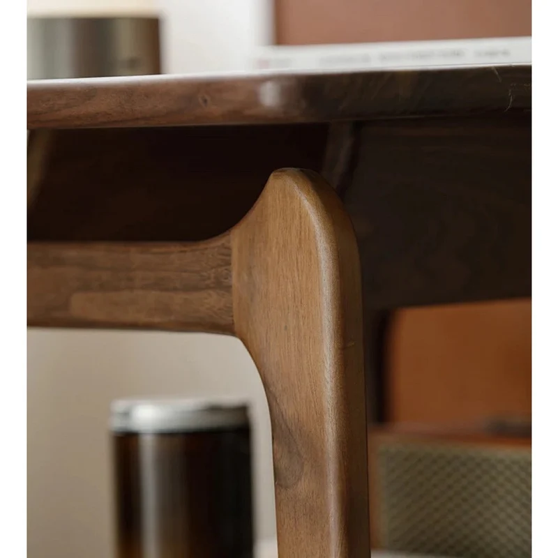 Danish Vintage Dual Walnut Wood End Table