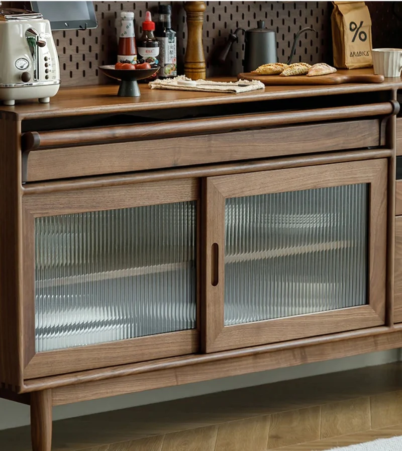 Mystique Solid American Walnut Wood Kitchen Storage Cupboard