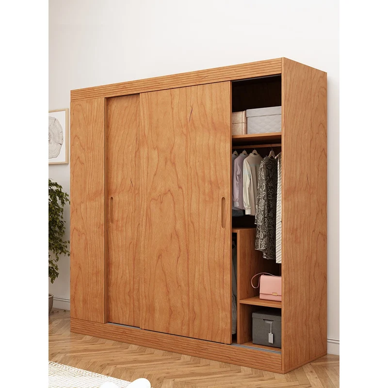 Art Deco Inspired Cherry Wood Wardrobe
