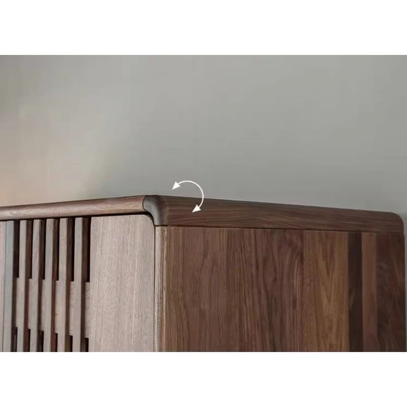 Fathom Black Walnut Wood Wardrobe