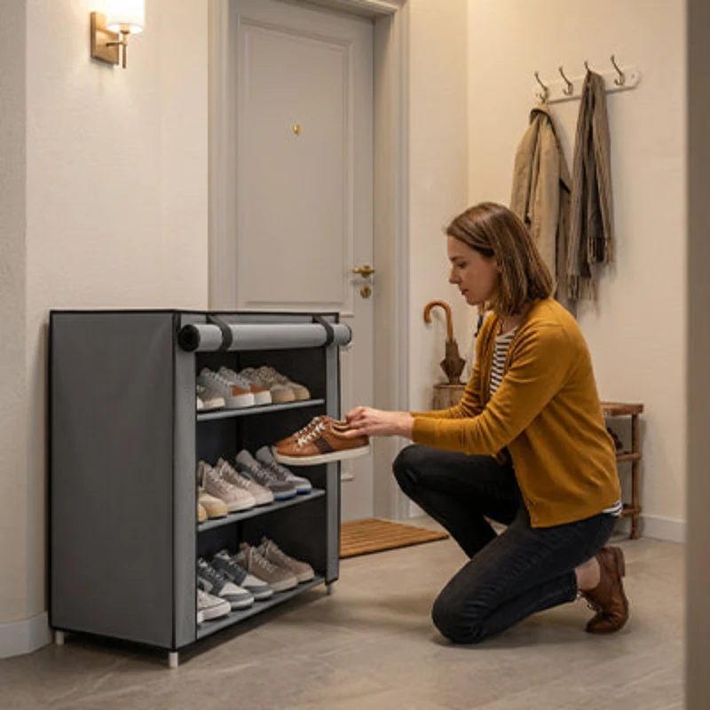 Étagère à chaussures en tissu 4, 6 ou 8 niveaux – CleariaHome Alto