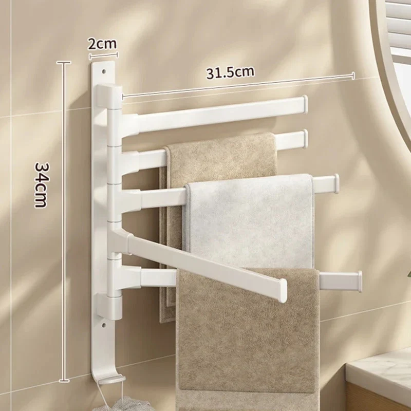 Porte serviette salle de bain CleariaHome Signature — rangement mural élégant et gain de place