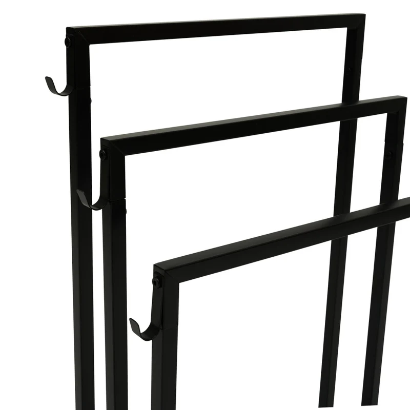 Porte-serviettes 3 niveaux en métal