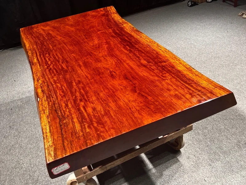 Live Edge Bubinga Wood Table