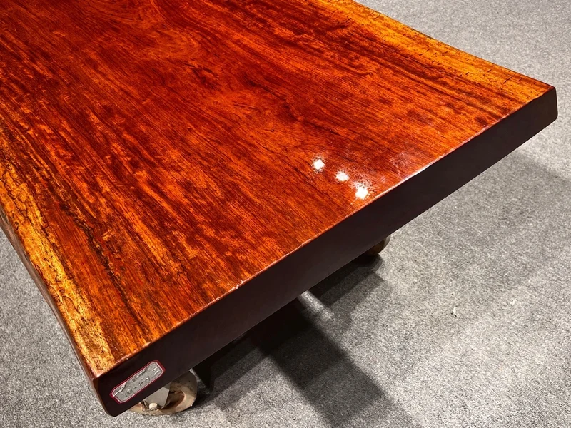 Live Edge Bubinga Wood Table