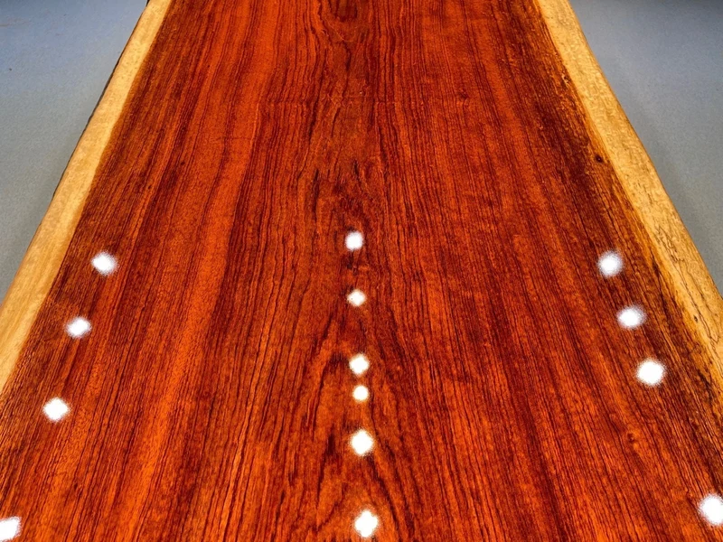 Bubinga Wood Dining Table