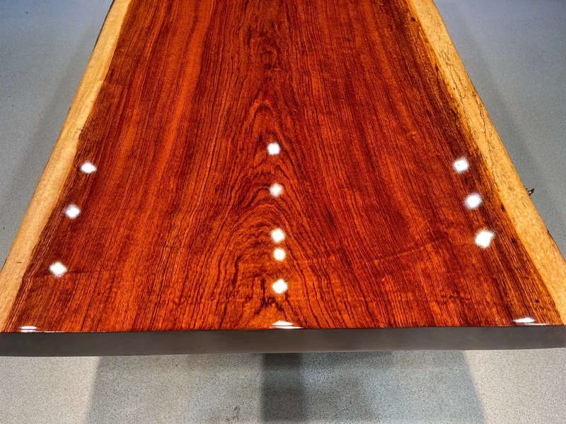 Bubinga Wood Dining Table