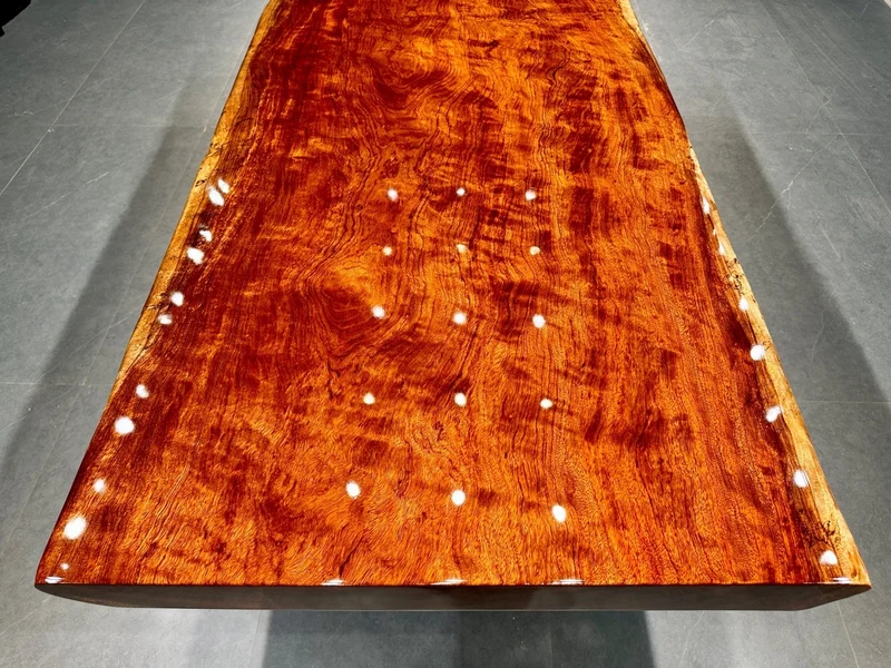 Timber Artistry Africa Bubinga Slab Table
