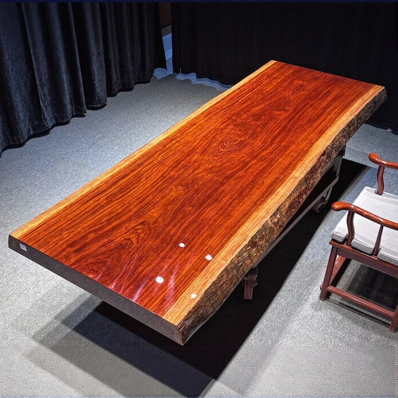 Natural Beauty Bubinga Wood Slab Table